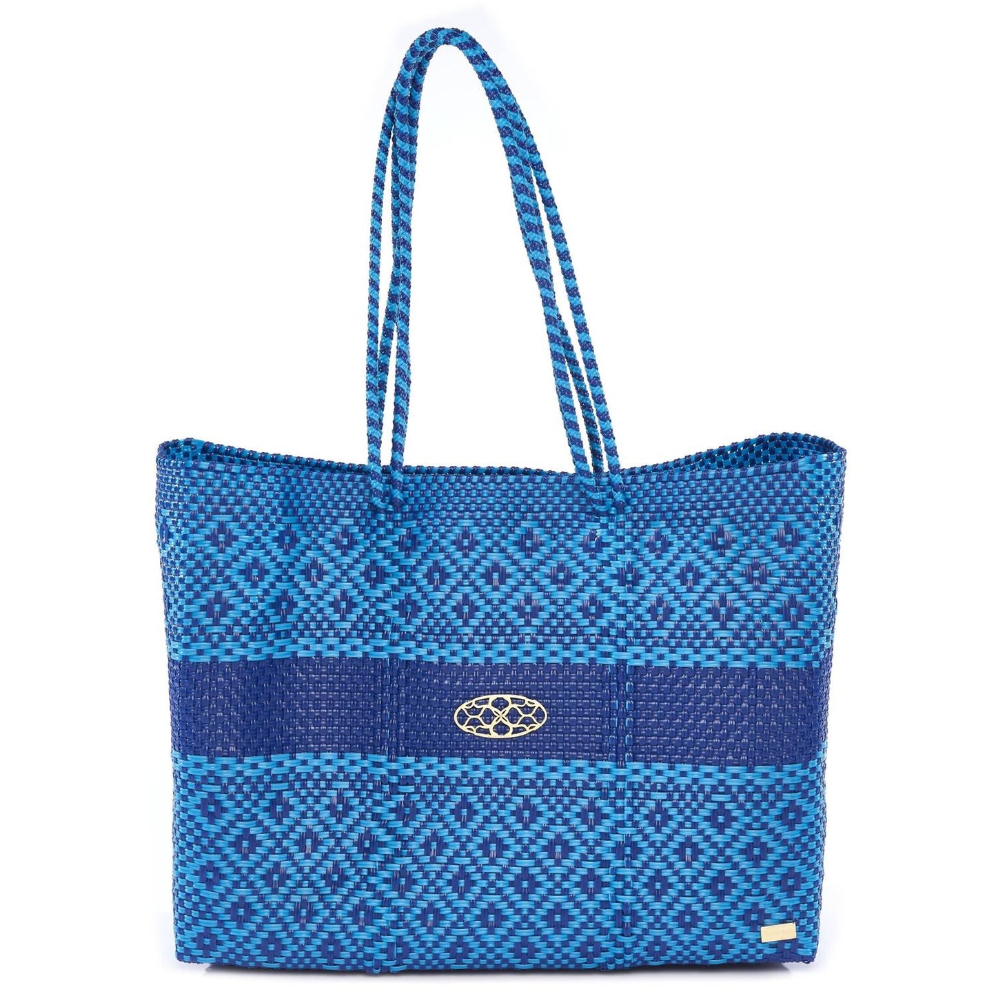 Women's Travel Handmade Aztec Stripe Tote Bag With Clutch