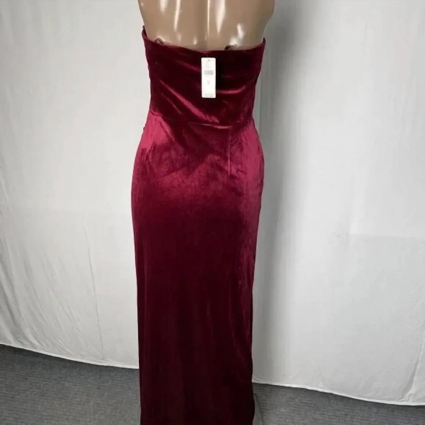 BHLDN - Women's Luella Velvet Strapless Maxi Dress - Rack Hunt