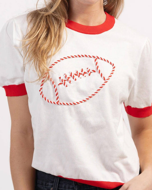 Stitched Football Sweater