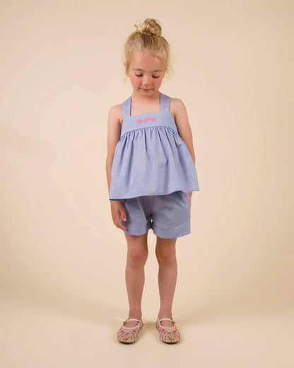 Roman Chambray Shorts