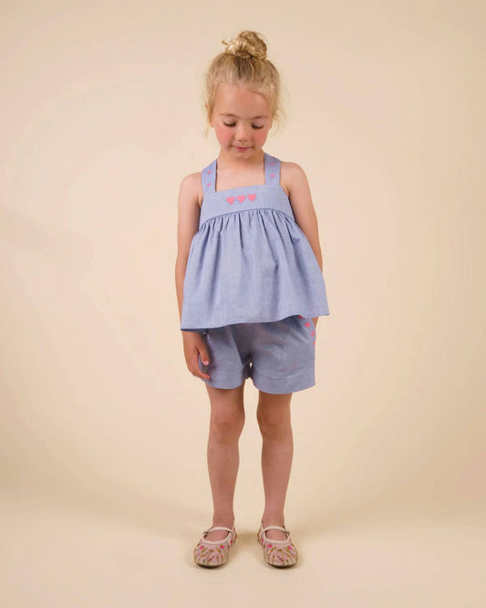 Roman Chambray Shorts