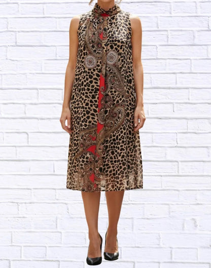 Diva USA - Print Sleeveless Maxi Dress - Rack Hunt
