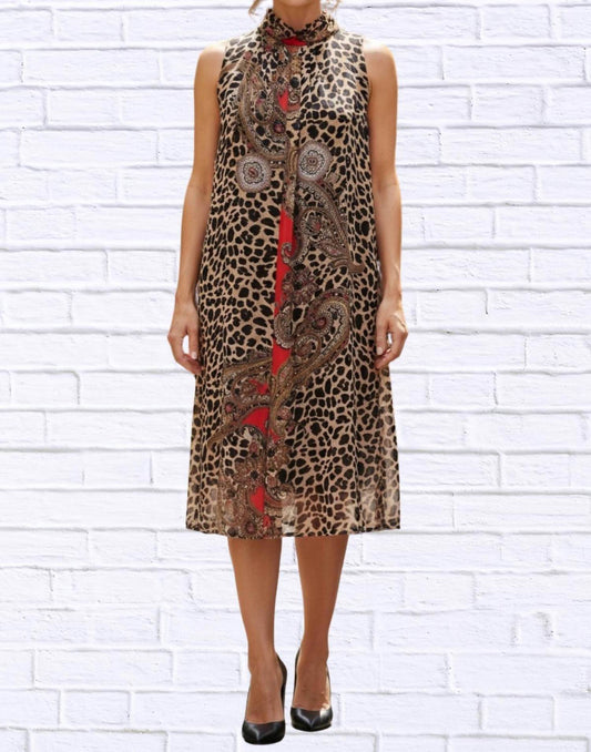 Diva USA - Print Sleeveless Maxi Dress - Rack Hunt -