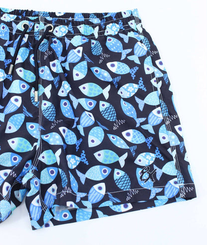 Fish Swim Trunks