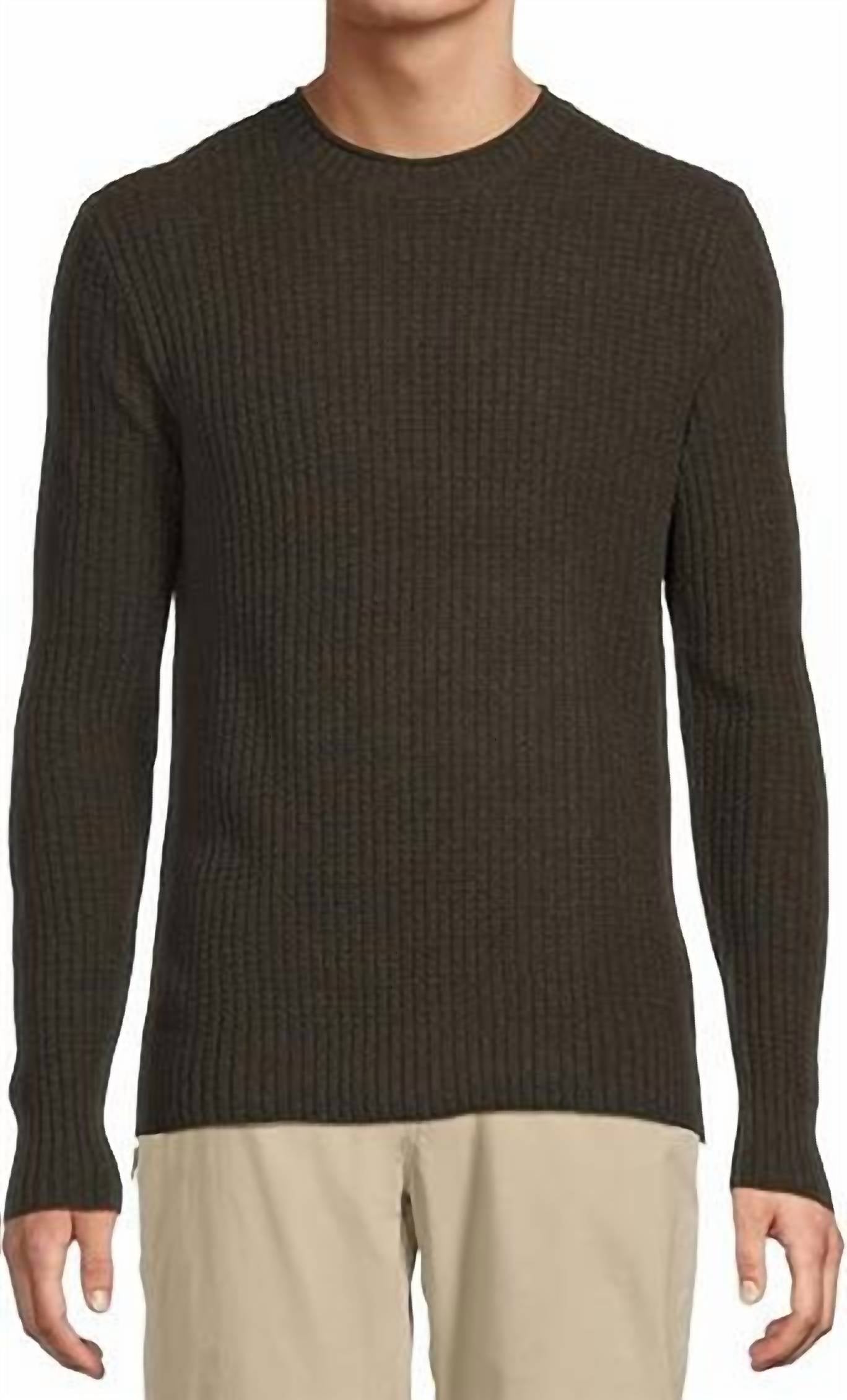Rockcraft Waffle Crew Neck Sweater