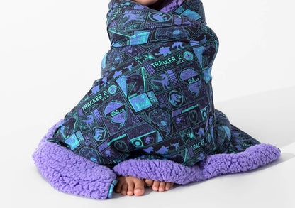 Kid's Jurassic Park Tracker Bamboo Blanket
