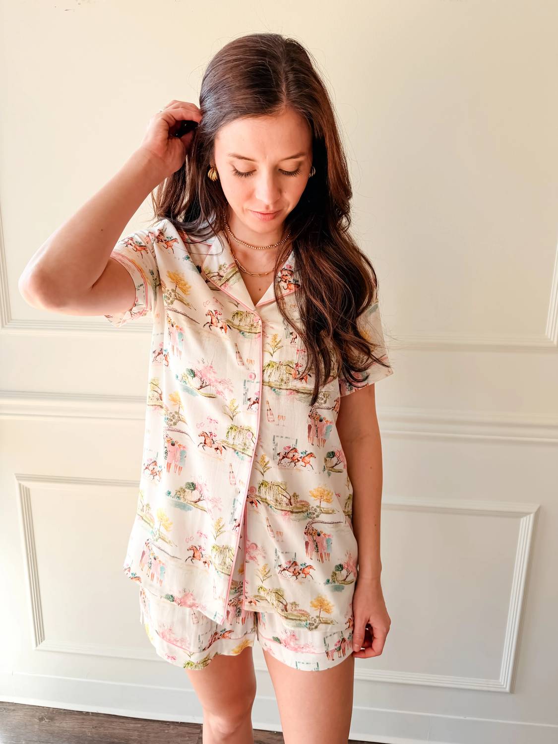 Day At The Races Pajama Set