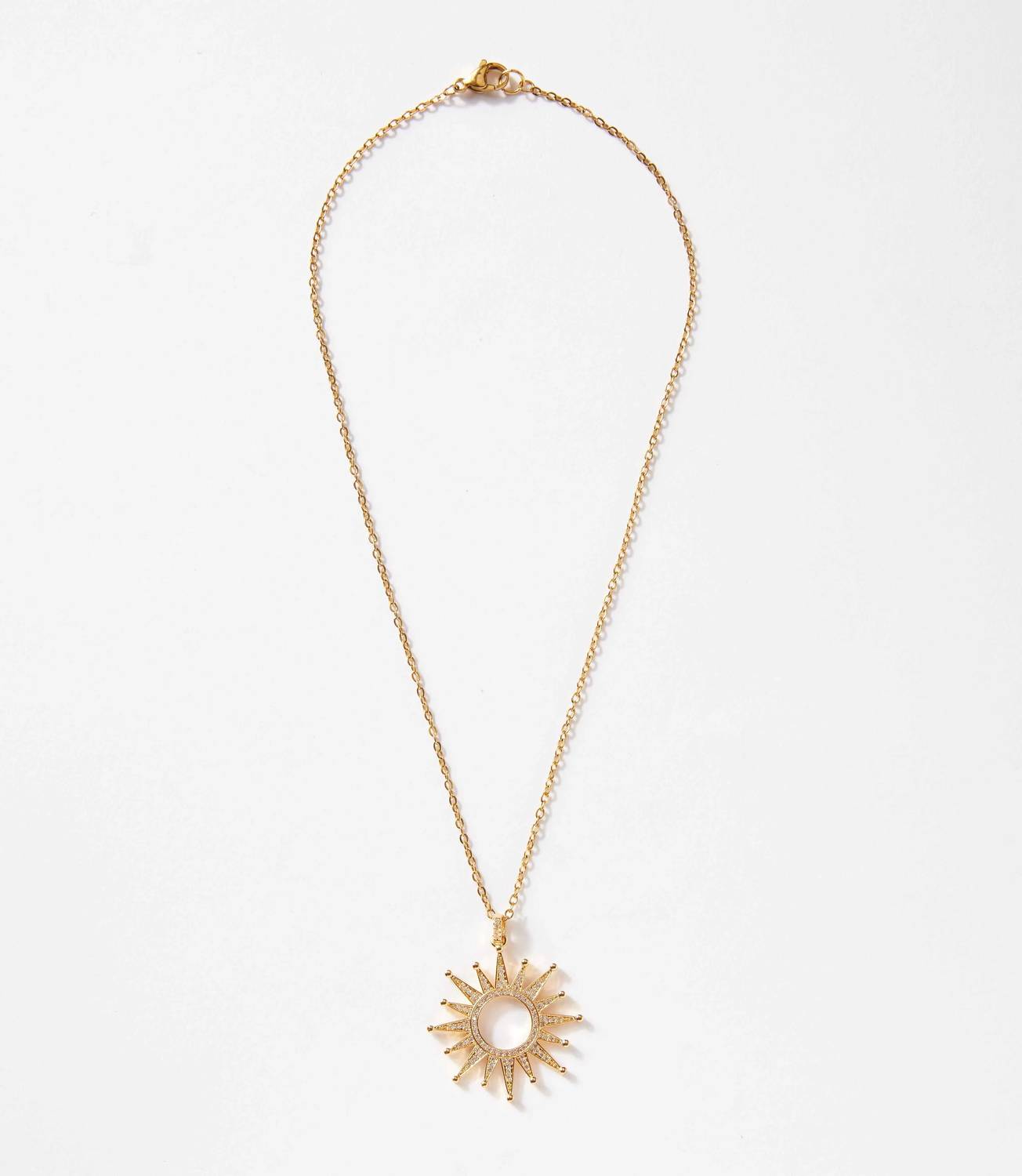 Women's Pavé Starburst Necklace