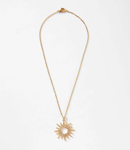 Women's Pavé Starburst Necklace