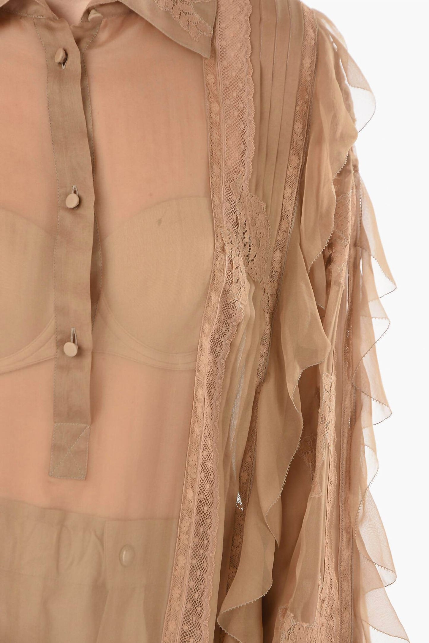 Valentino - Silk Layered Embroidered Shirt - Rack Hunt