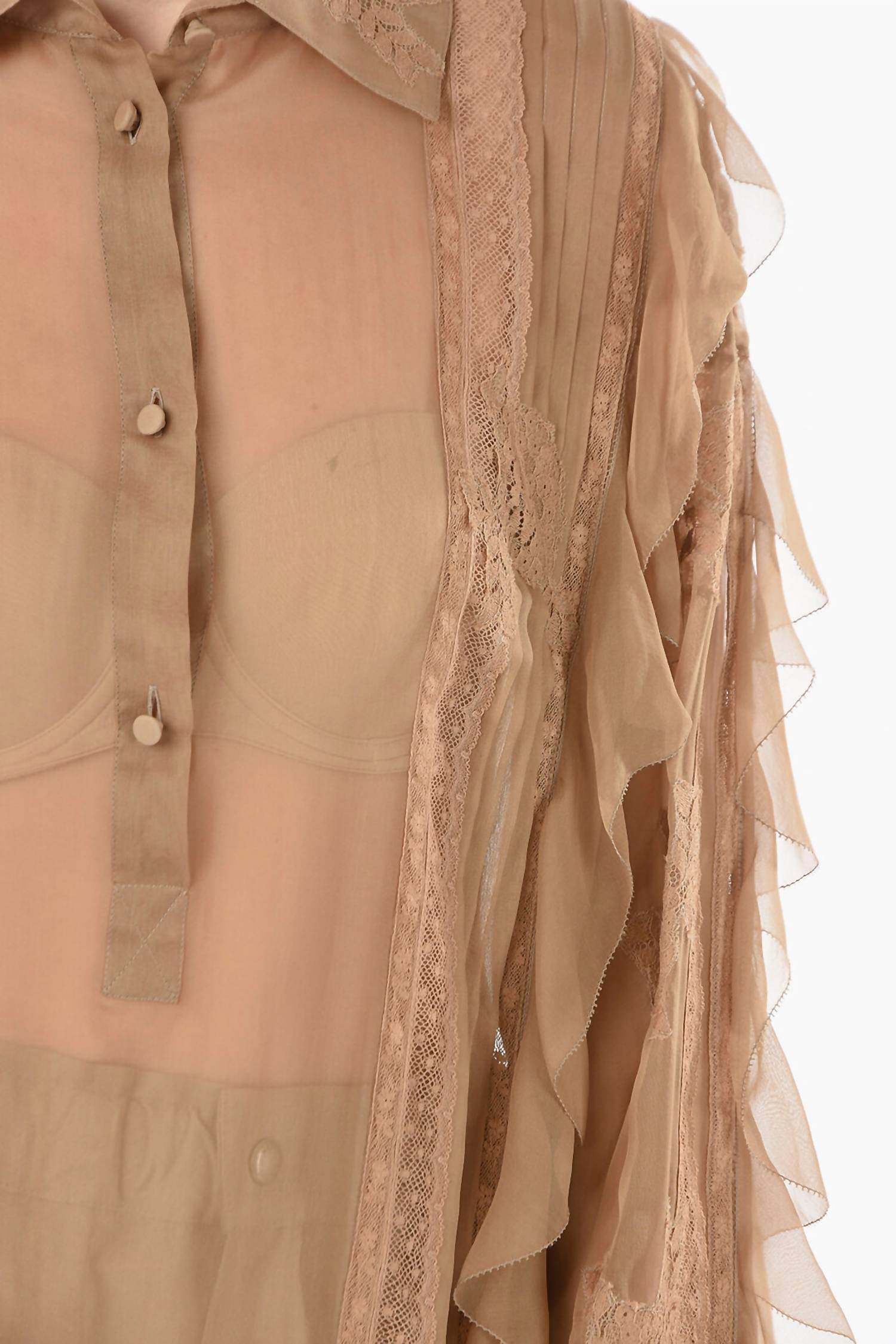 Valentino - Silk Layered Embroidered Shirt - Rack Hunt