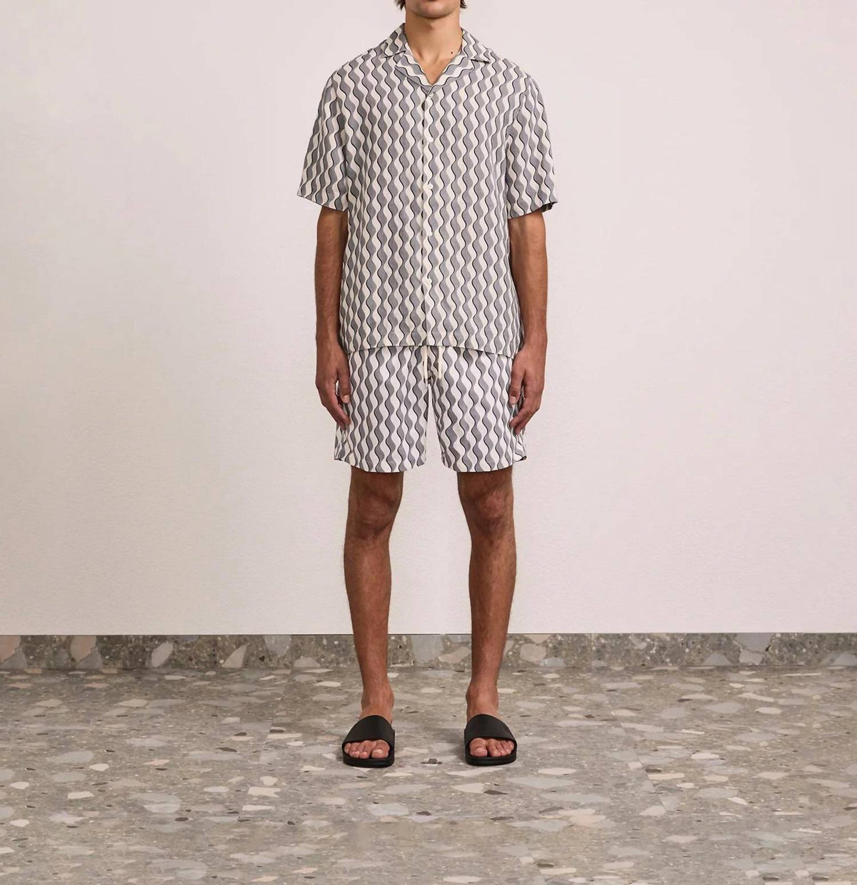 Roberto Listra Print Linen Shirt