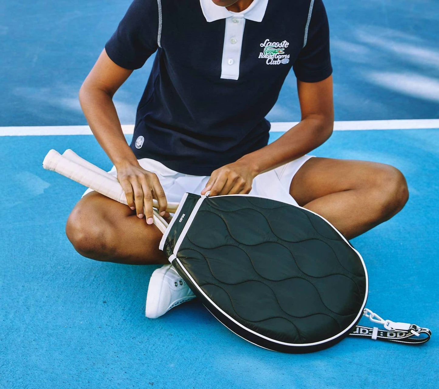 Tennis Quilted Sling Handbag