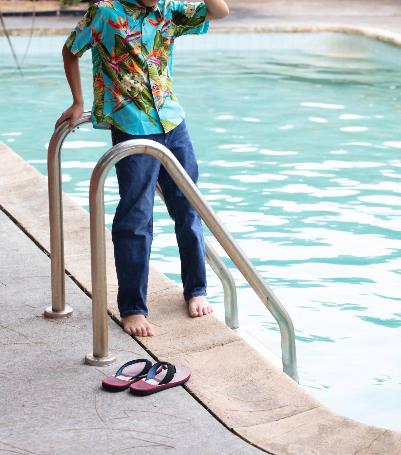 Boys Birds Of Paradise Shortsleeve "kalani" Aloha Shirt