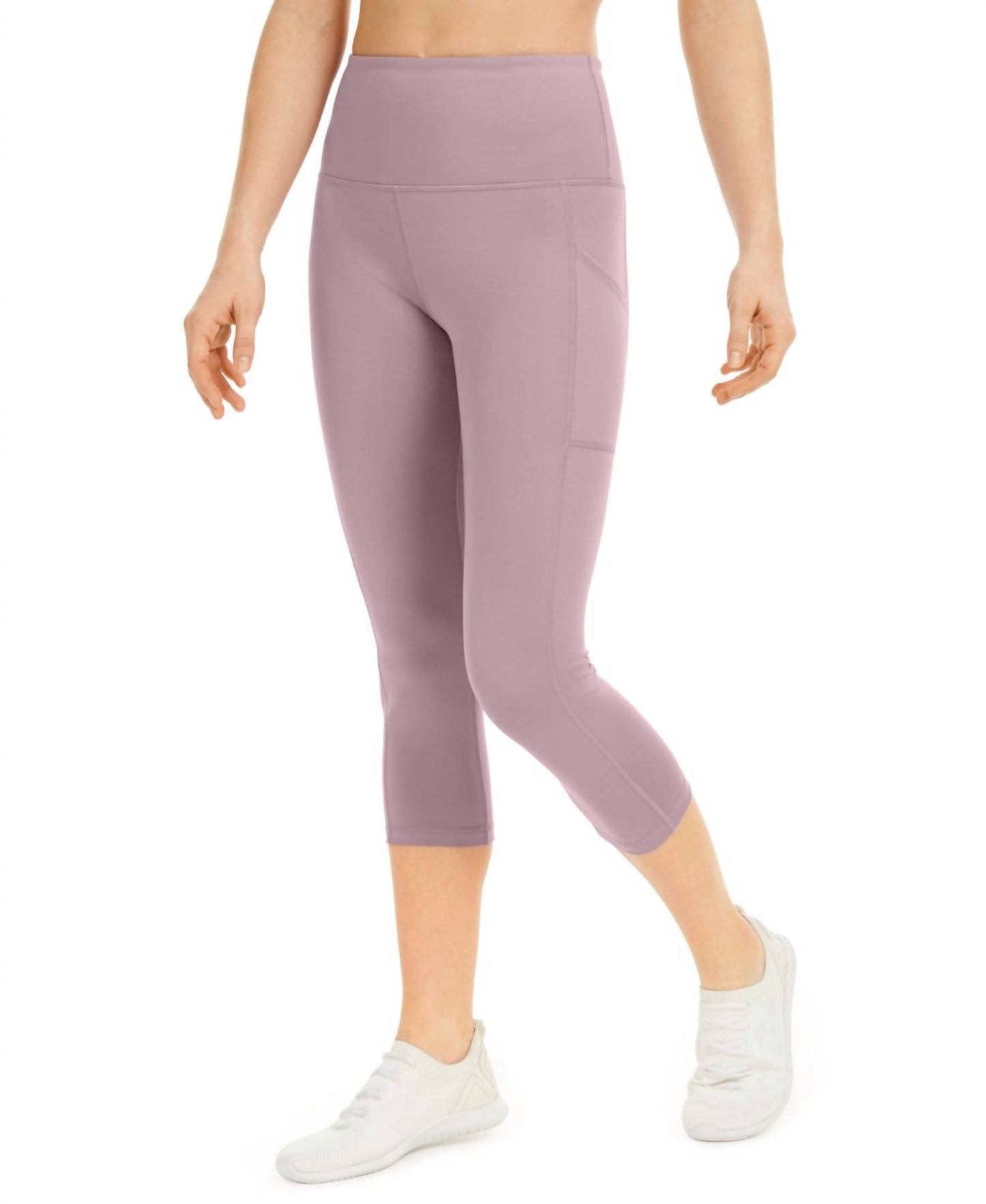 Ideology Womens High-Rise Side-Pocket Cropped Leggings