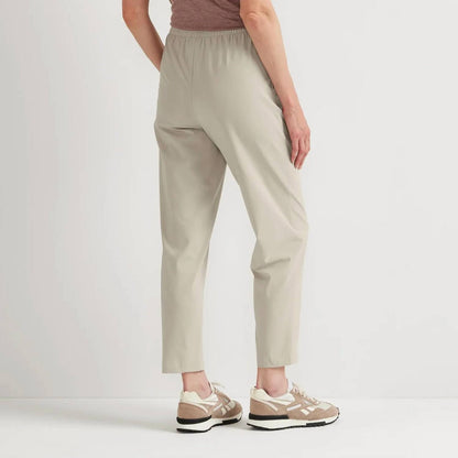 Departure Stretch Tie-front Ankle Pants