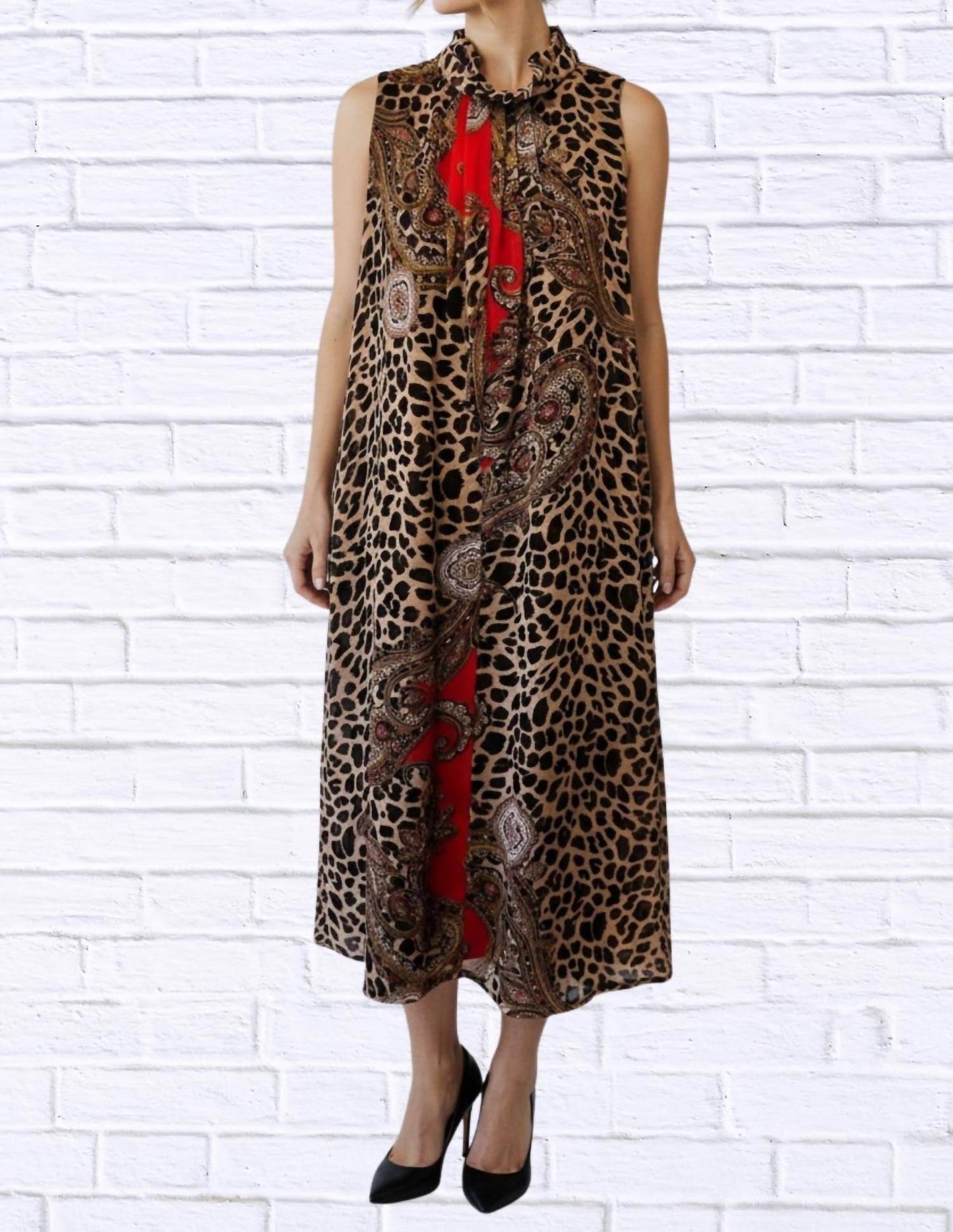 Diva USA - Print Sleeveless Maxi Dress - Rack Hunt -