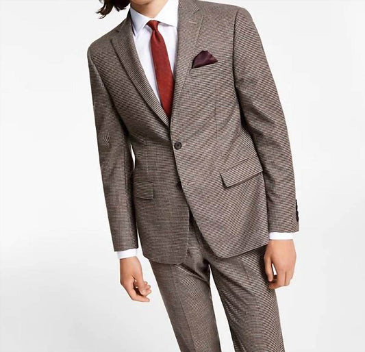Bar III - Slim-fit Stretch Check Suit Jacket - Rack Hunt -