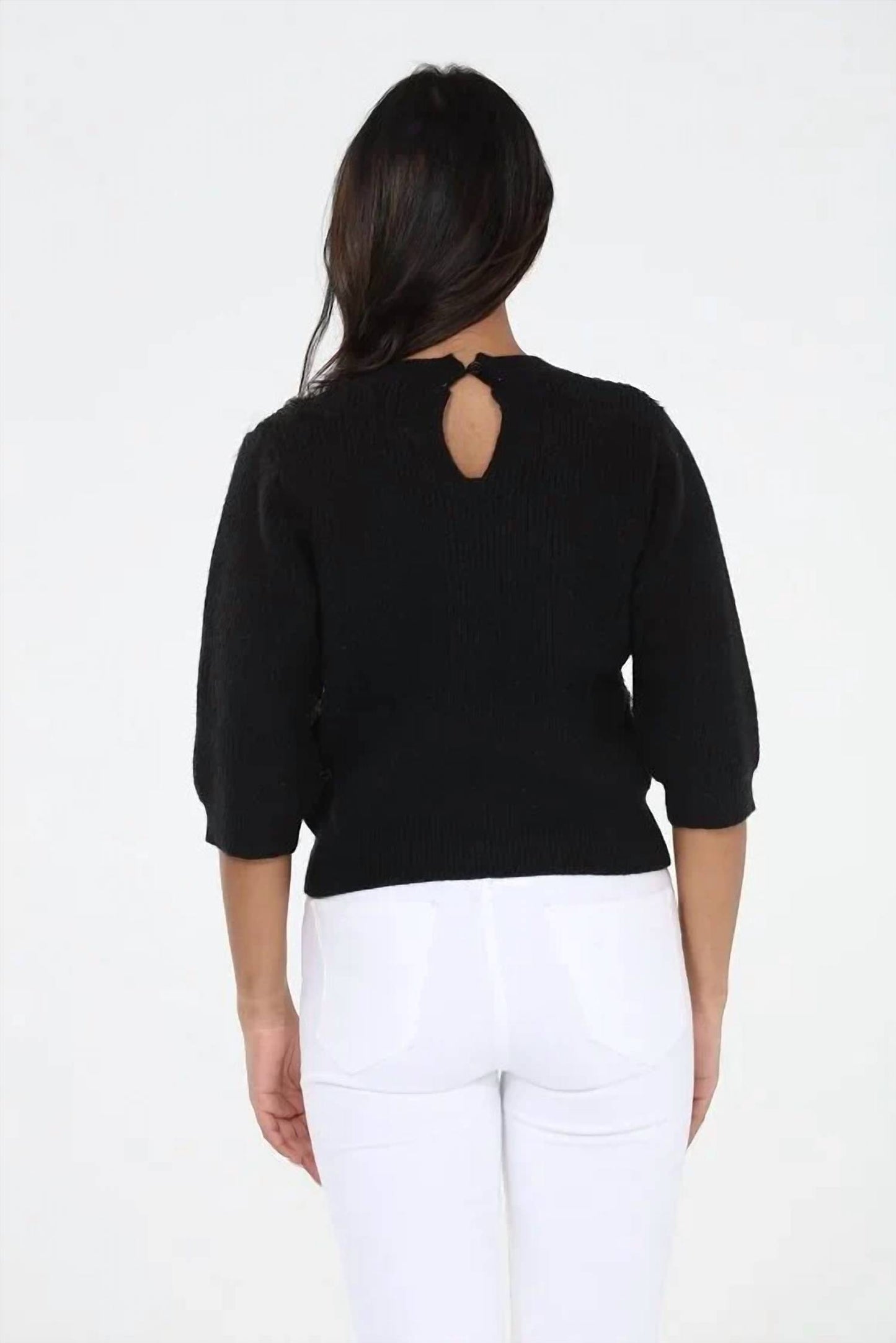 Olive Embroidered Sweater