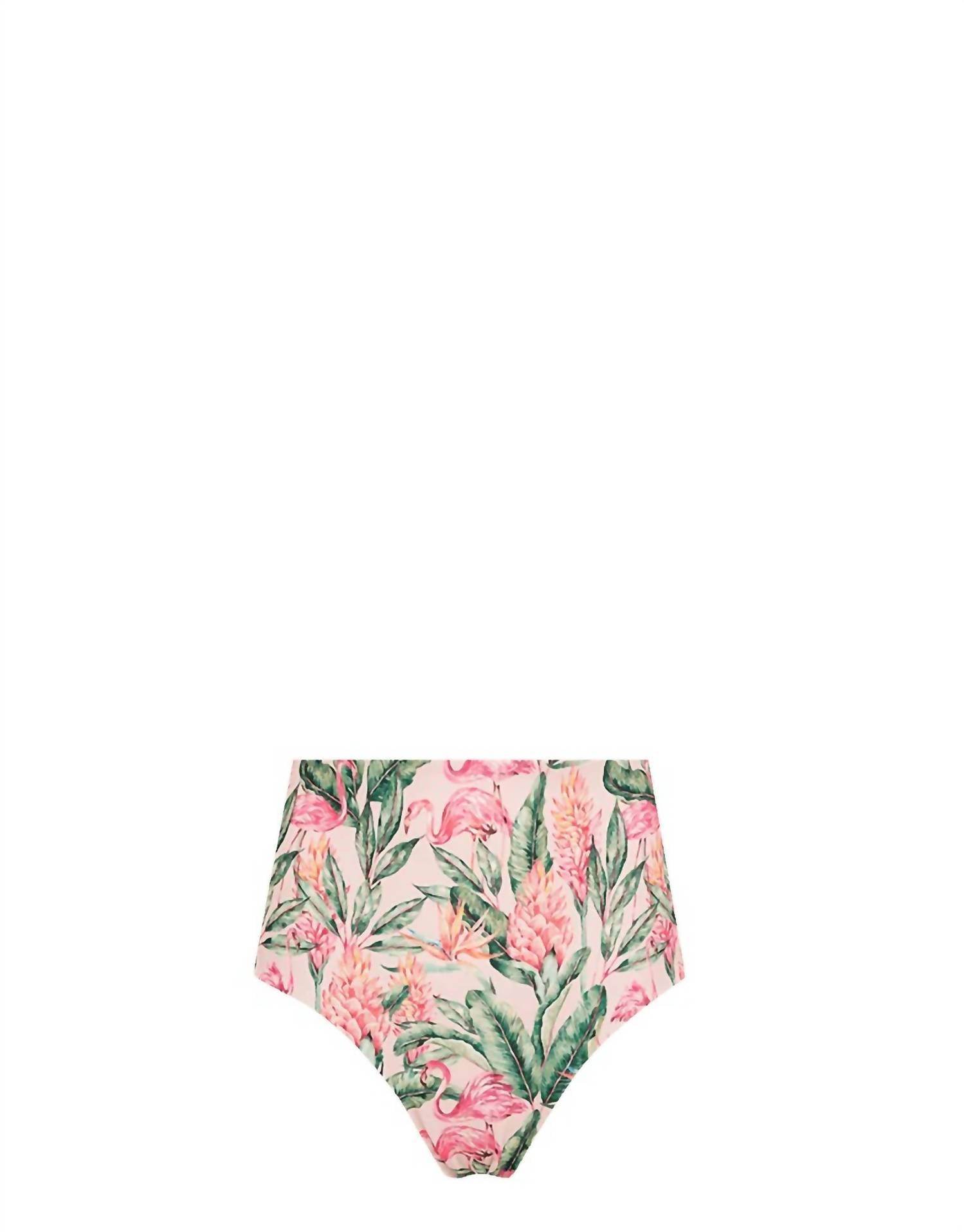 Lia Sahara - Women's Reversible Compression High Waist Bikini Bottom - Rack Hunt -