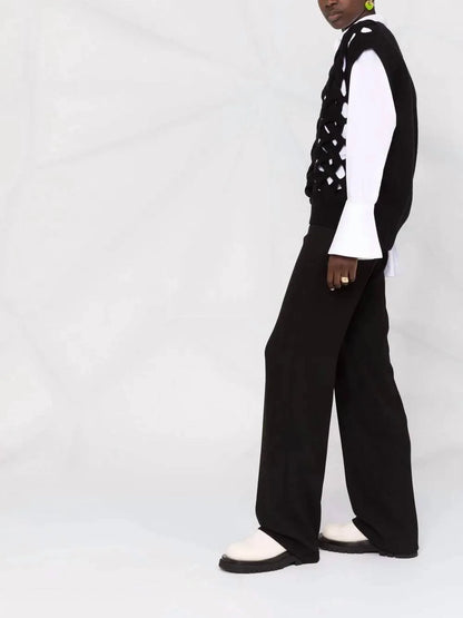 Valentino - Open-knit Wool-blend Vest - Rack Hunt