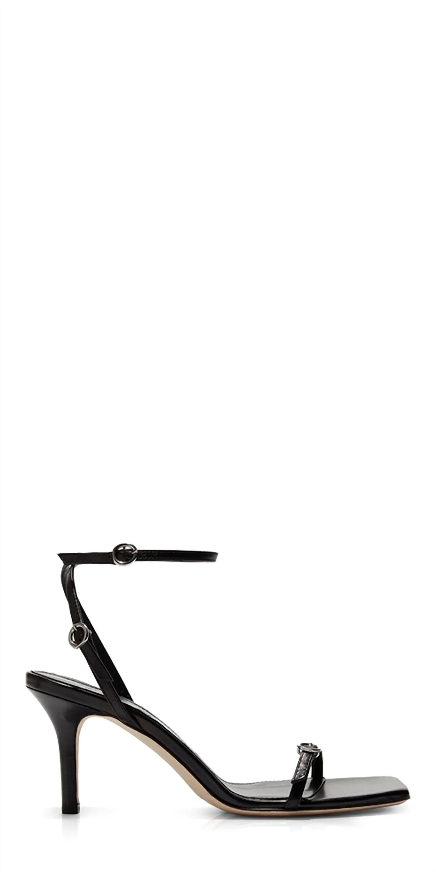 Aeyde - Women's Hallie Leather Heeled Sandals - Rack Hunt