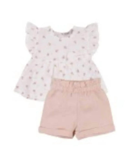 EMC - Girl's Plumetis Muslin And Linen Set - Rack Hunt
