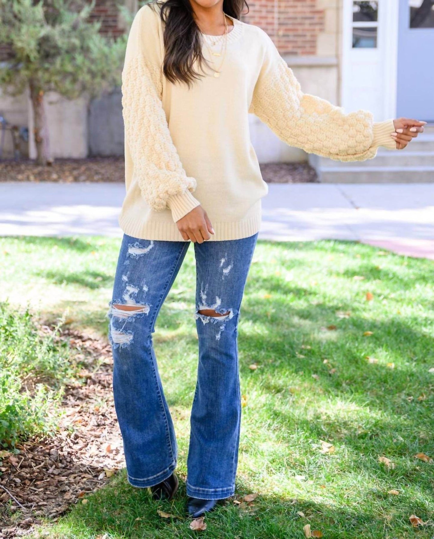 Ave Shops - Bubbly B Sweater - Rack Hunt -