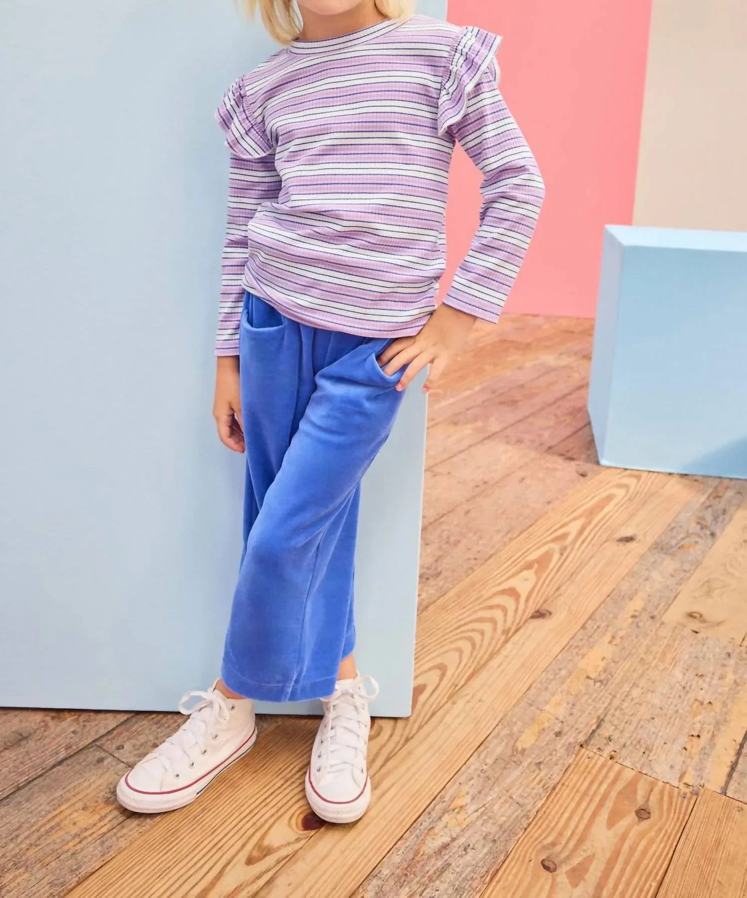 Bisby - Girl's Cropped Palazzo Pants - Rack Hunt