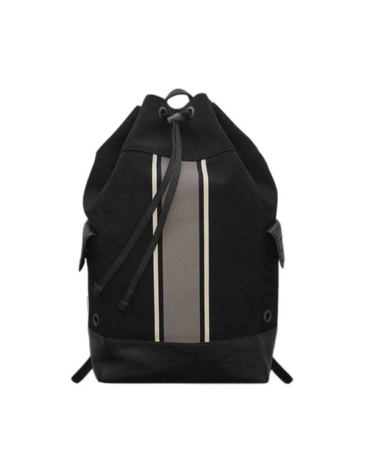 Unisex - Striped Canvas Backpack