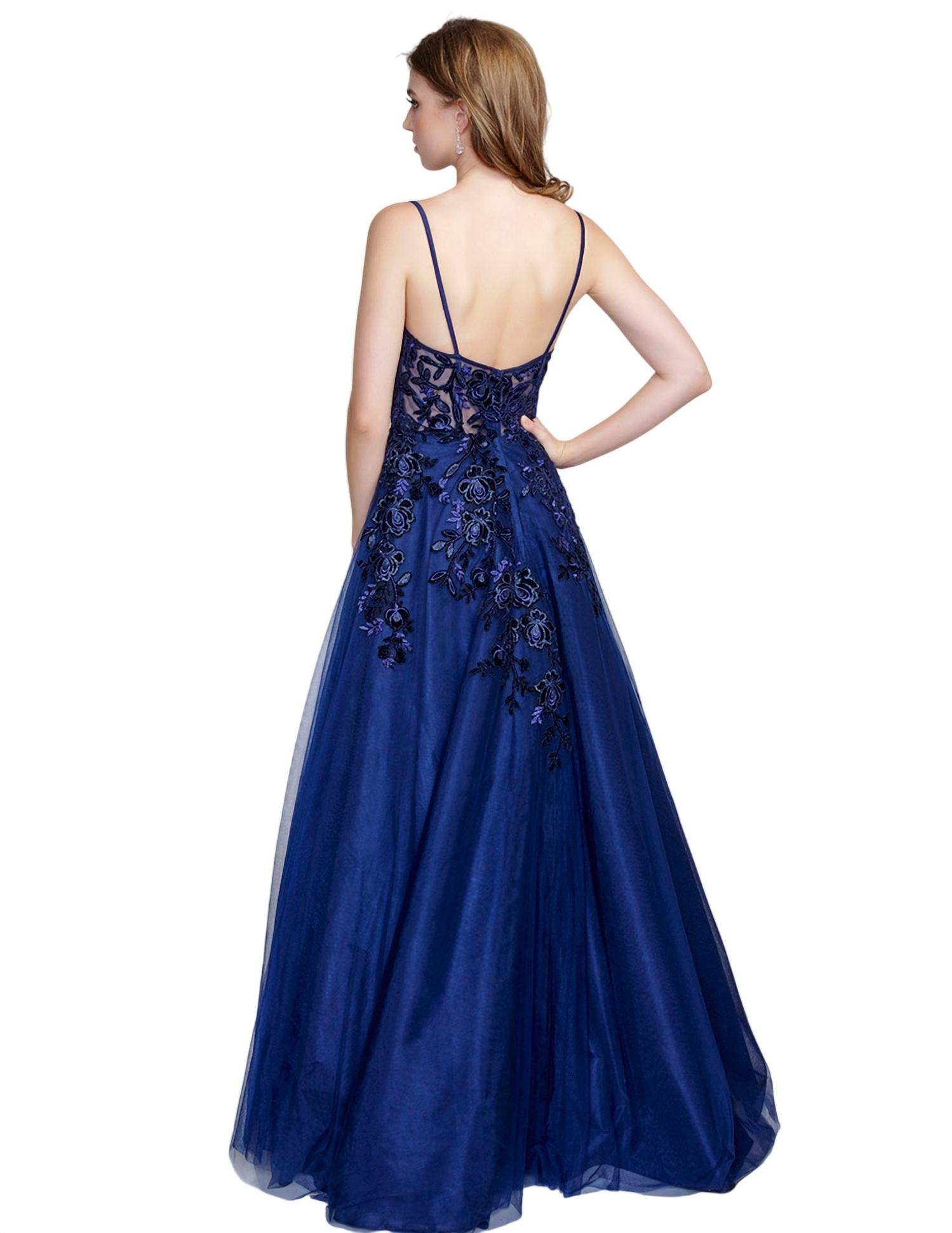 Nina Canacci - Floral Applique Ball Gown - Rack Hunt