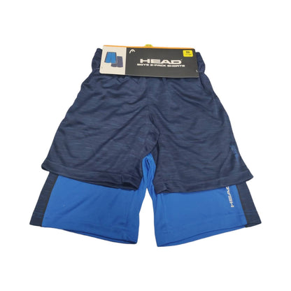 Boys Youth Athletic Active Shorts - 2 Pack