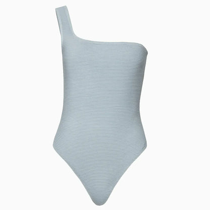 RUMER - Cassidy One Shoulder Maillot Bathing Suit/Body Suit - Rack Hunt