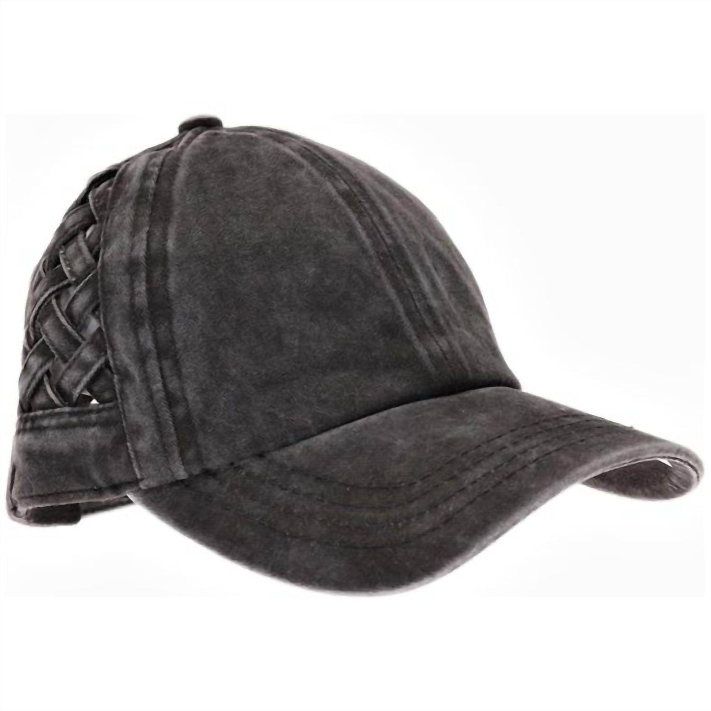 CC Beanies - Women's Woven Criss Cross Ponytail Cap - Rack Hunt -
