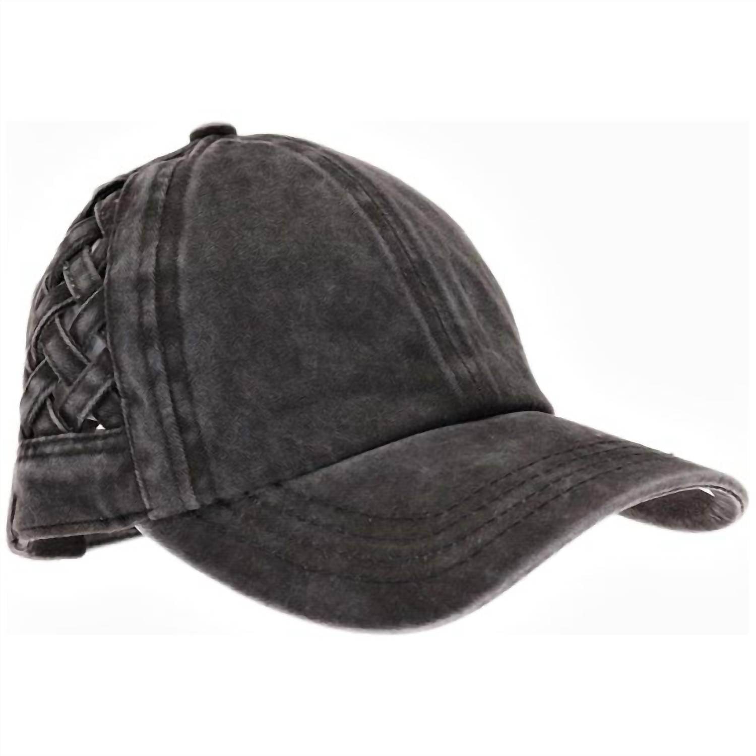 CC Beanies - Women's Woven Criss Cross Ponytail Cap - Rack Hunt -