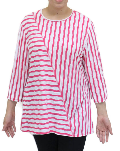 Women's Wavy Stripe Top