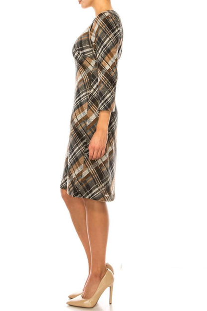 Connected Apparel - Long Sleeve Sheath Dress - Rack Hunt