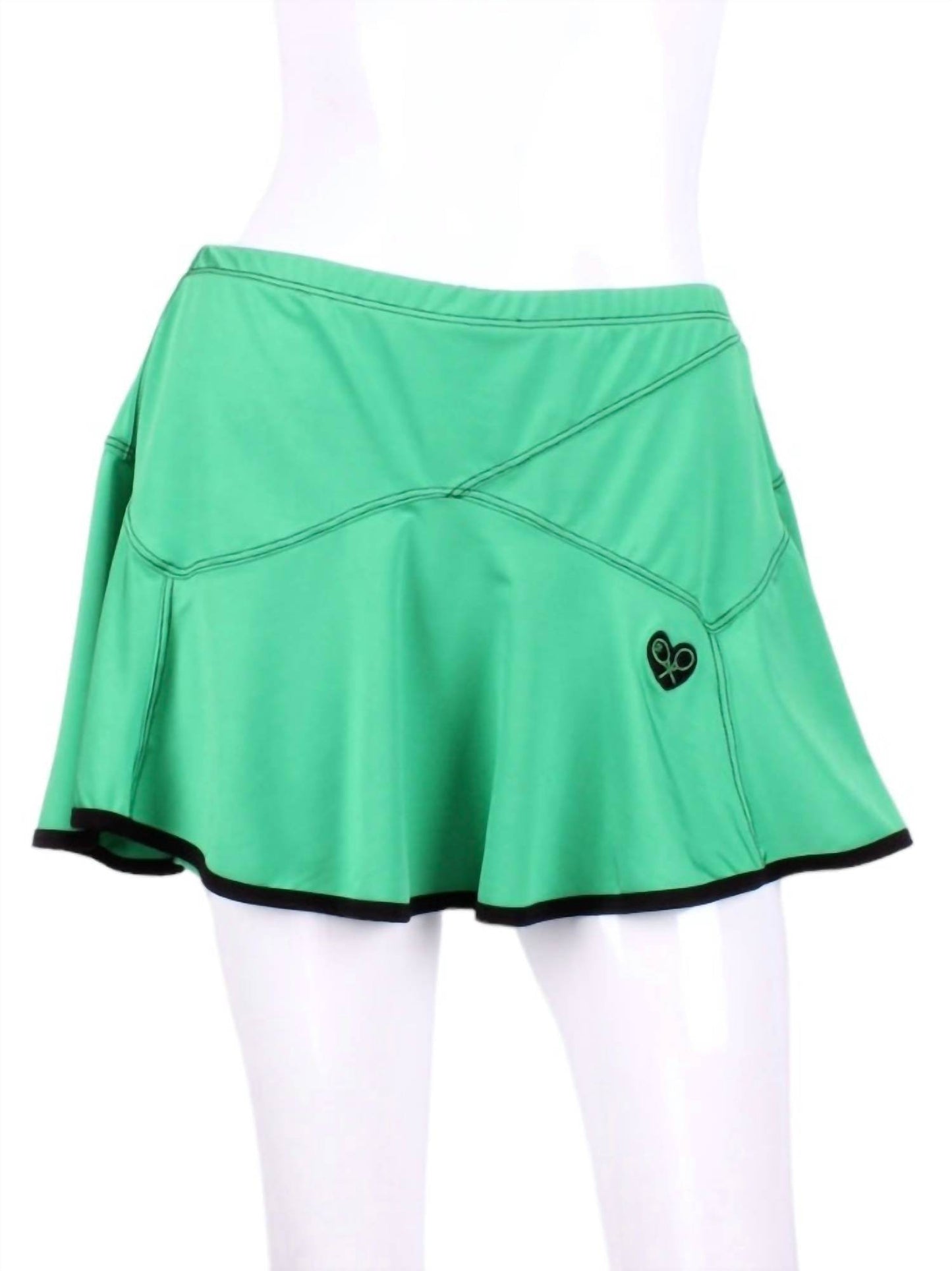 Love Love Tennis - Women's Tennis Skirt With Black Trim - Rack Hunt -
