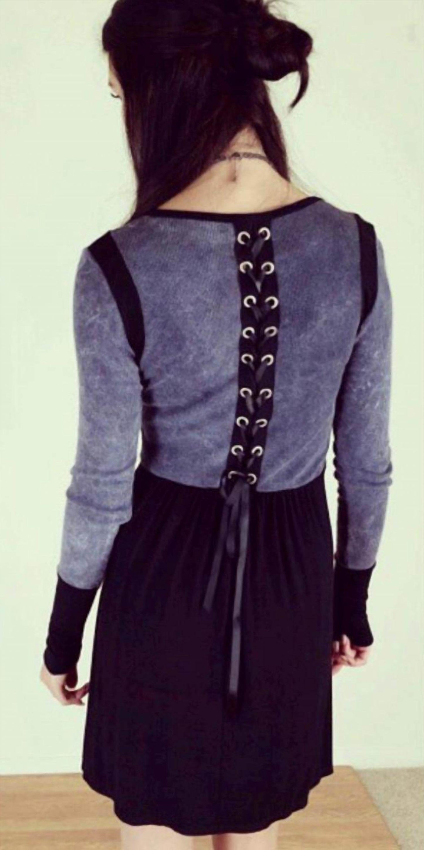 Tough Luv - Babydoll Lace Detail Dress - Rack Hunt -