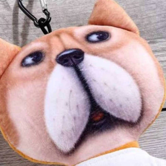 Women's Pretty Boy Floyd Dog Jumbo 3d Stuffed Key Fob Keyring