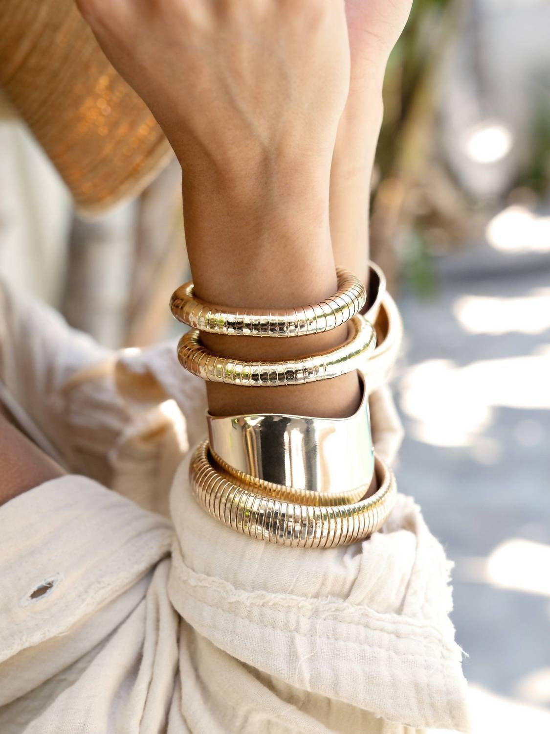 Women's Smooth Cuff Bracelet