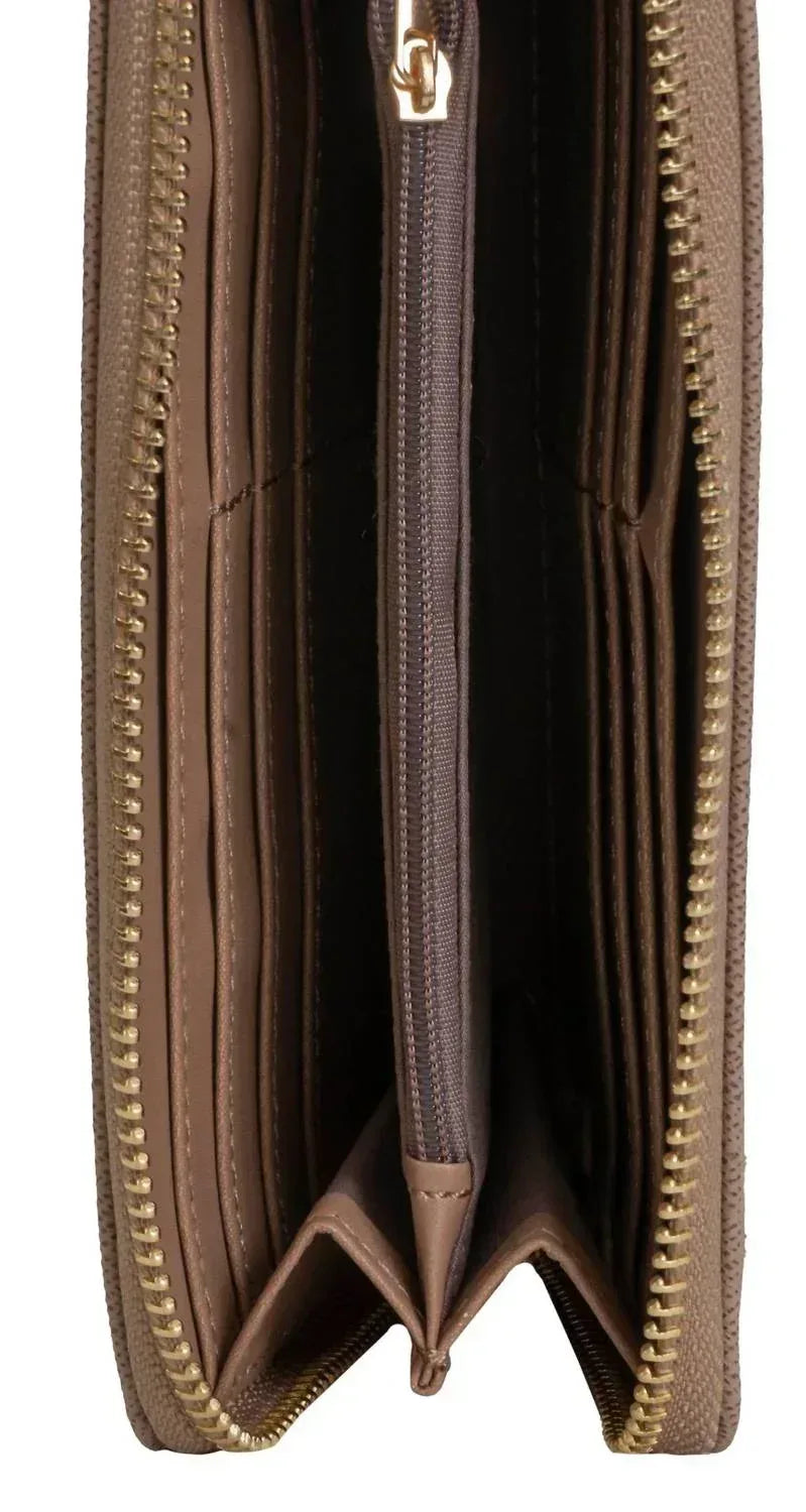 Ellen Tracy - Women's Saffiano Zip Around Wristlet Wallet - Rack Hunt
