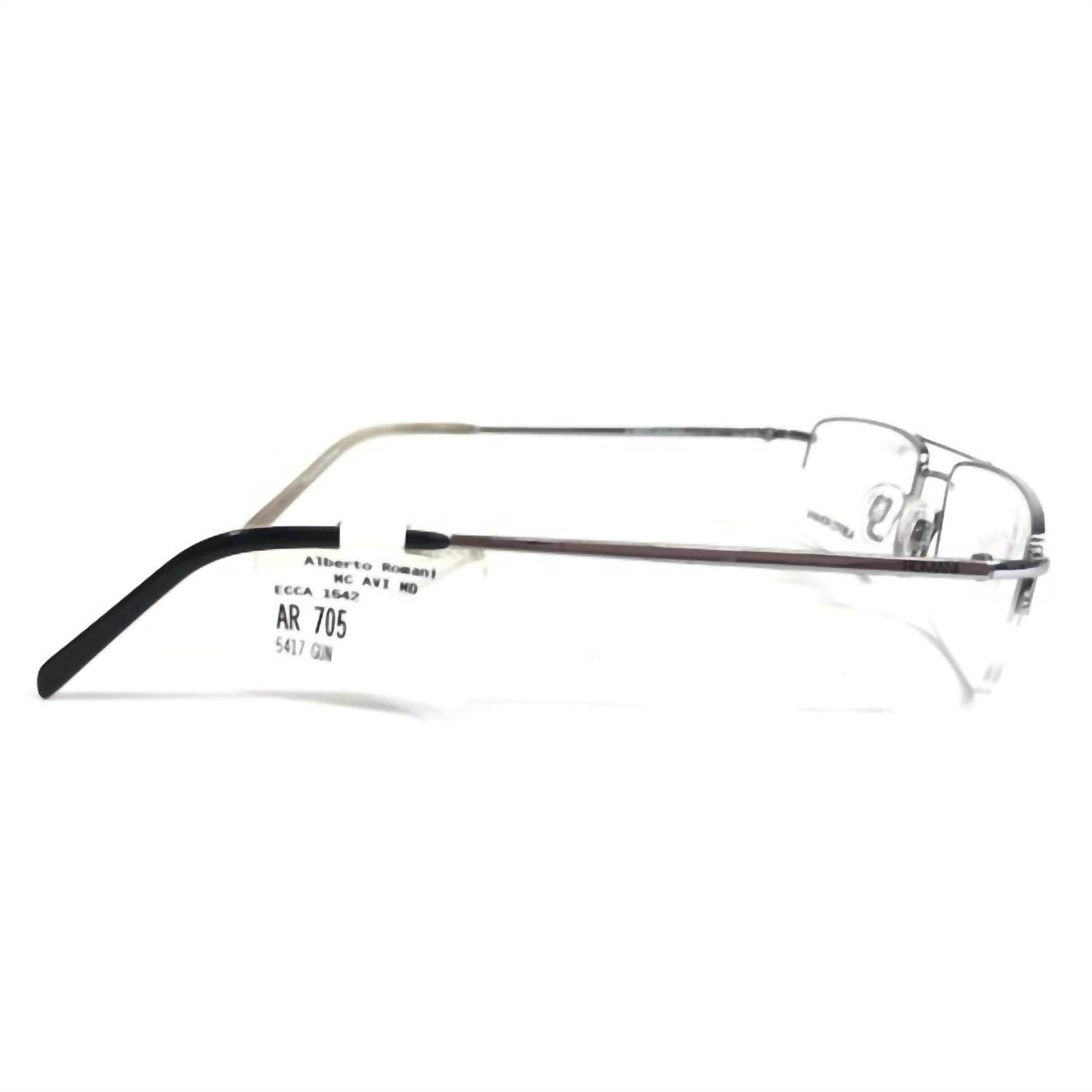 Alberto Romani - Men's Ar 705 Rectangle Eyeglasses - Rack Hunt