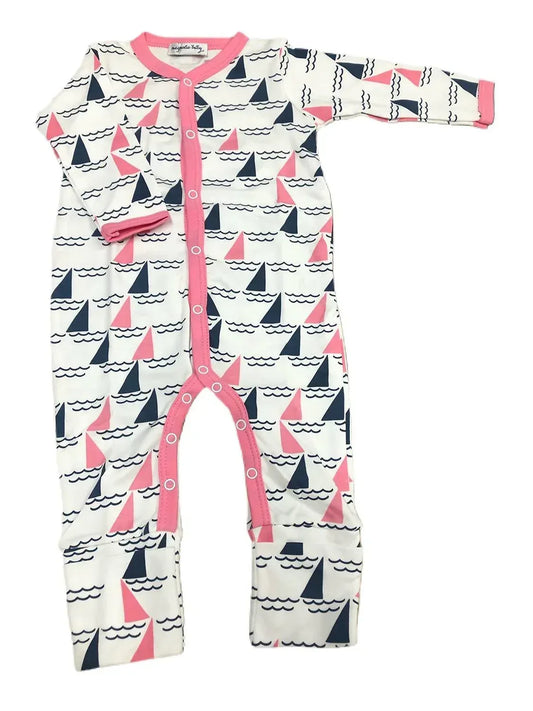Magnolia Baby - Baby Girl Regatta Printed Playsuit - Rack Hunt