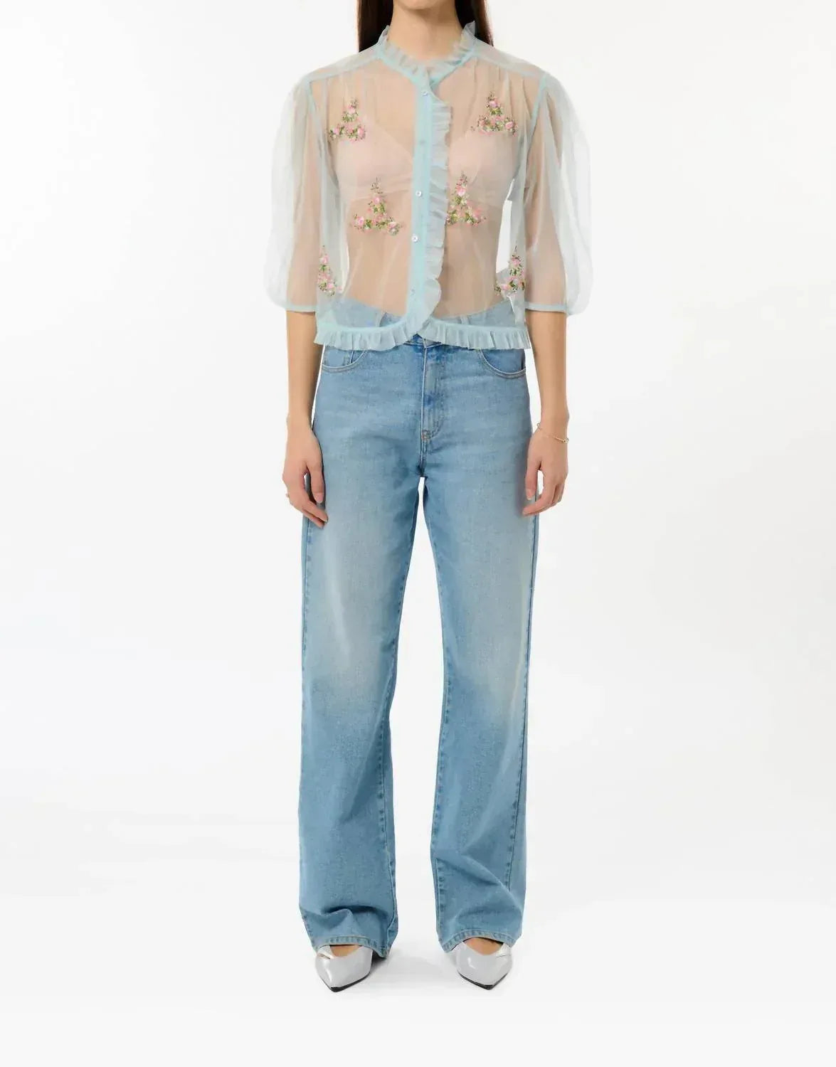 Manoush - Bloom Tulle Blouse - Rack Hunt