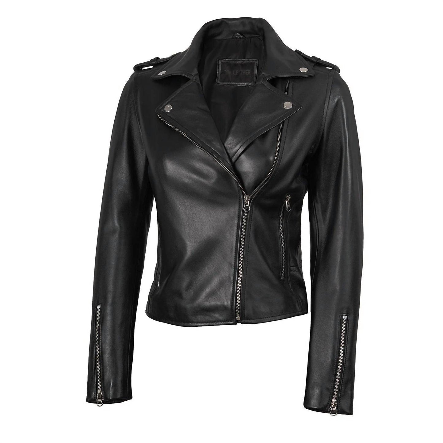 Women's Kirsten Biker Leather Jacket