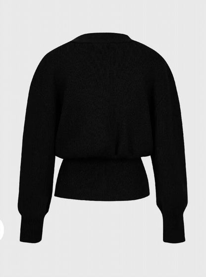 V Neck Knitted Cardigan