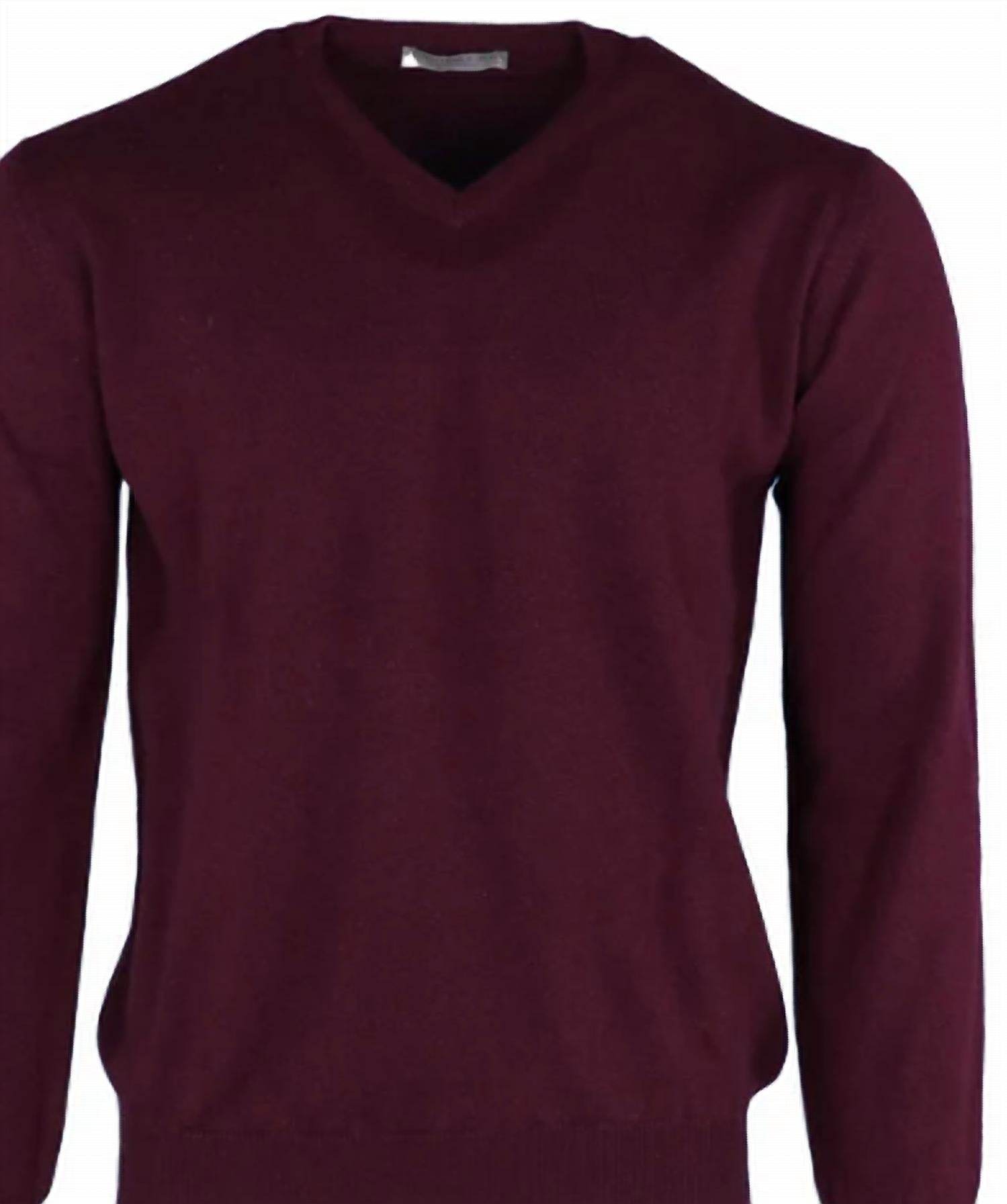 Pashmere - Men's Pure Cashmere V-neck Top - Rack Hunt -