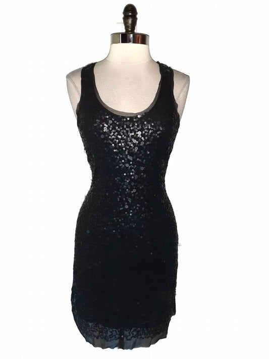 Women's Sequin Tank Sleeveless Bodycon Dress