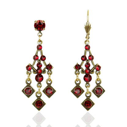 Women's Sienna Crystal Statement Earrings